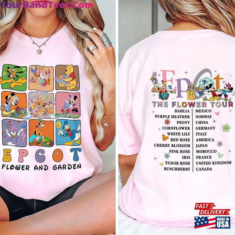 Sided Epcot The Flower Tour Figment Shirt International Amp Garden Festival Classic Sweatshirt 29Uf192789 – Utopia Fashion