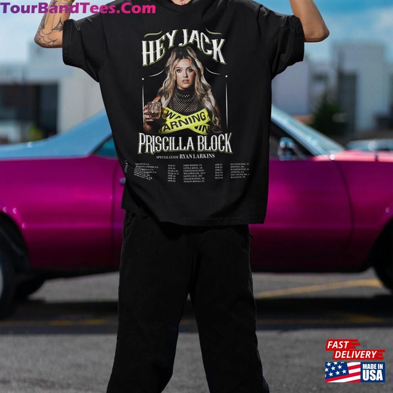 Sides Unisex T-Shirt Priscilla Block Hey Jack Tour Png Fan Sweatshirt 29Uf192986 – Utopia Fashion