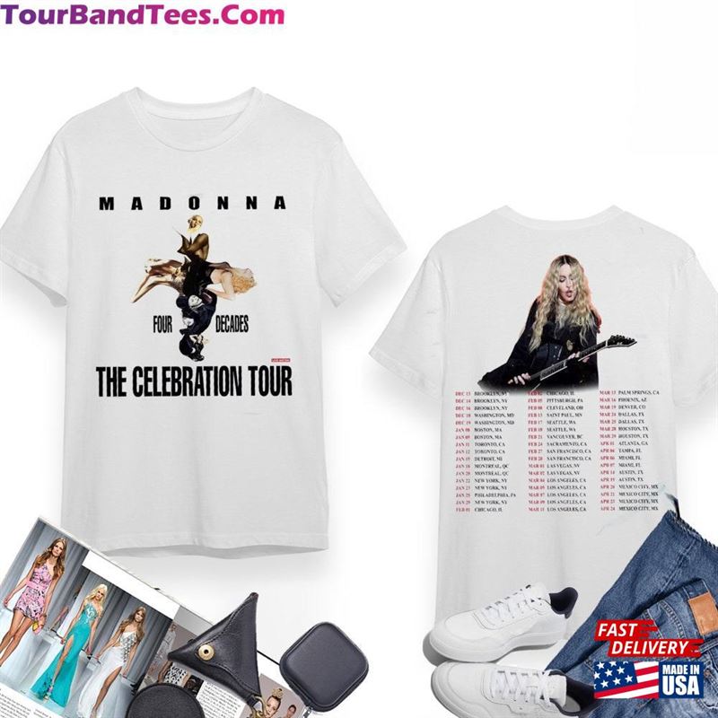 The Celebration Tour Madonna T-Shirt Classic 29Uf194213 – Utopia Fashion