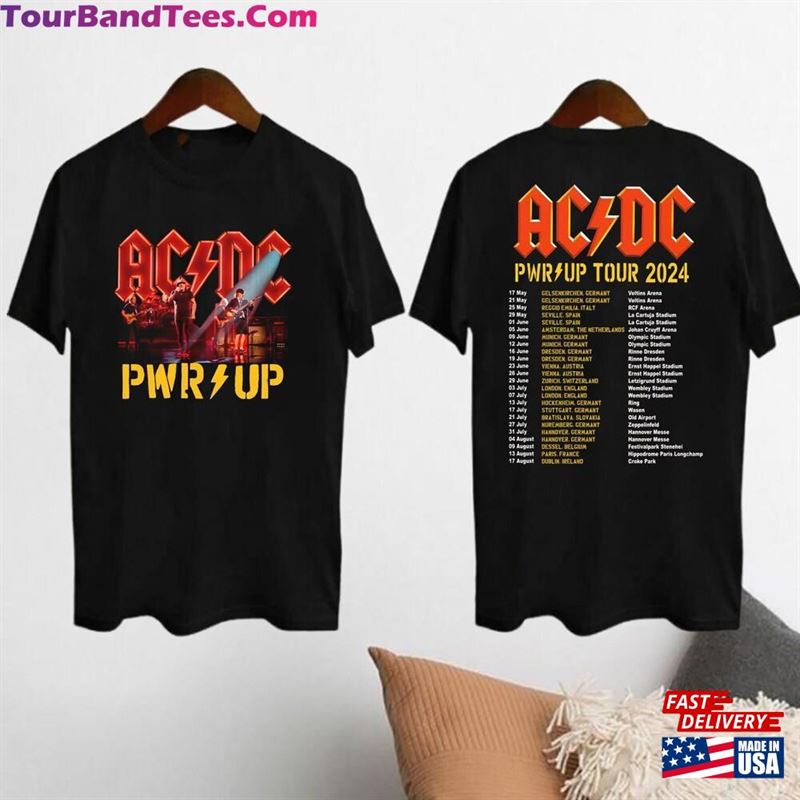 Acdc Pwr Up World Tour Shirt Rock Band Graphic Fan Gift Unisex Hoodie 29Uf193974 – Utopia Fashion