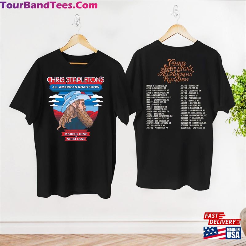 All American Road Show Tour T-Shirt Chris Stapleton Fan Gift Shirt 90S Vintage Unisex Hoodie 29Uf206543 – Utopia Fashion