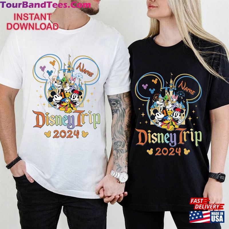 Disneyland Family Vacation Custom Png Trip Design Mickey And Friends Magic Kingdom Hoodie Classic 29Uf192926 – Utopia Fashion