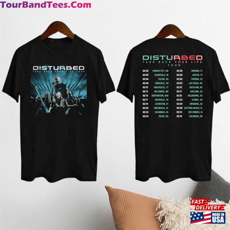 Disturbed Tour T-Shirt Take Back Your Life Shirt Band Fan Gift Classic 29Uf211695 – Utopia Fashion