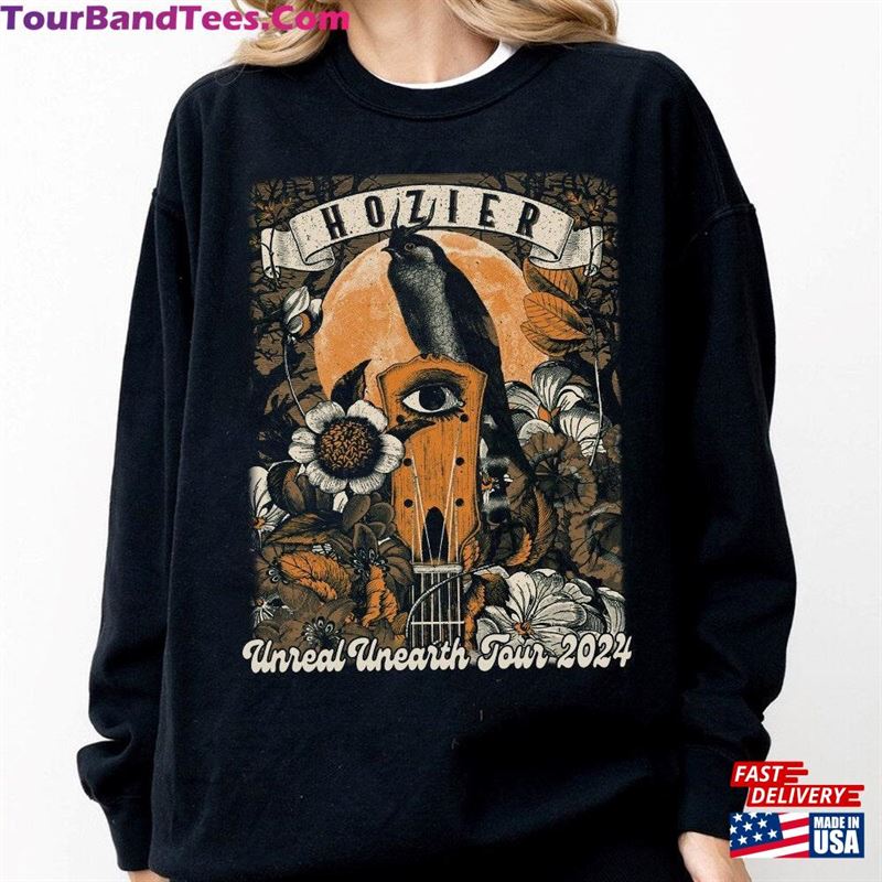 Hozier Unreal Unearth Tour T-Shirt Poster Shirt Rock Concert Sweatshirt Classic 29Uf193174 – Utopia Fashion