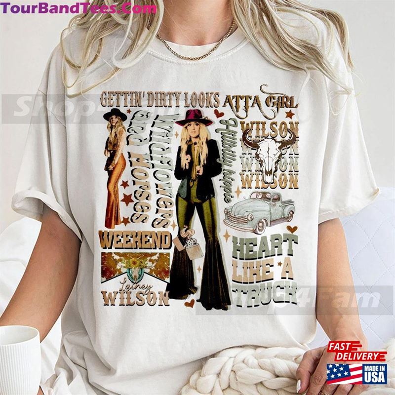 Lainey Wilson Country’S Cool Again Tour Shirt Fan 90S Vintage Classic Unisex 29Uf211939 – Utopia Fashion