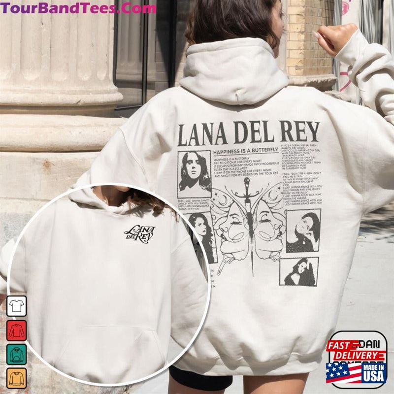 Lana Del Rey Merch T-Shirt Music Rock Retro Vintage Shirt Unisex Classic 29Uf206645 – Utopia Fashion