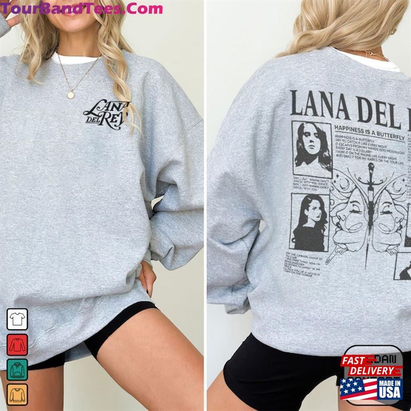 Lana Del Rey Merch T-Shirt Music Rock Retro Vintage Shirt Unisex Classic 29Uf206645 – Utopia Fashion