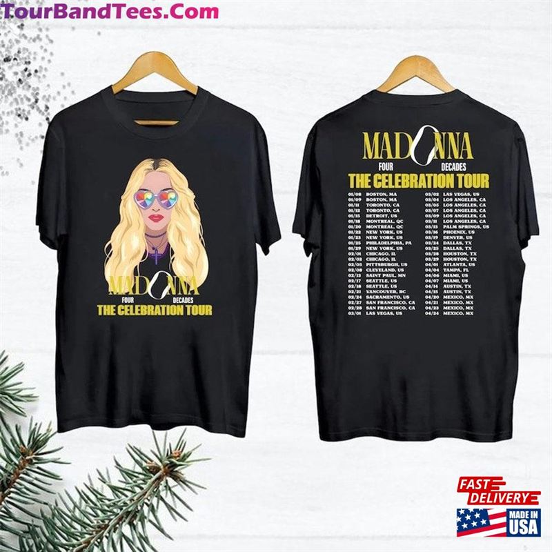 Madonna The Celebration Tour T-Shirt Shirt Fan Gifts Classic 29Uf191734 – Utopia Fashion