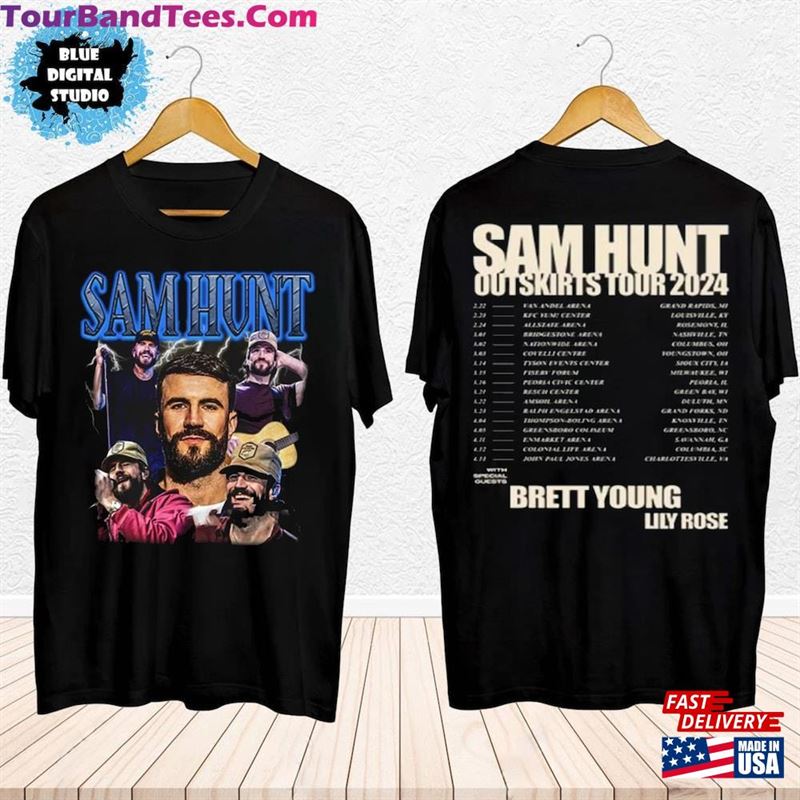 Sam Hunt Outskirts Tour Unisex T-Shirt Concert Merch Sweatshirt Classic 29Uf192687 – Utopia Fashion