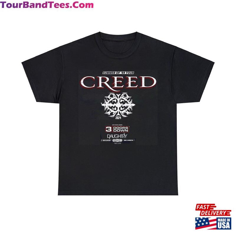 Summer Of’99 Creed Tour T-Shirt Unisex Concert Tee Hoodie 29Uf194343 – Utopia Fashion