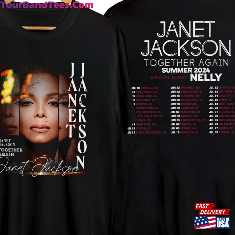 Tour Janet Jackson Together Again T-Shirt 90S Vintage Shirt Fan Gifts Unisex Sweatshirt 29Uf191772 – Utopia Fashion