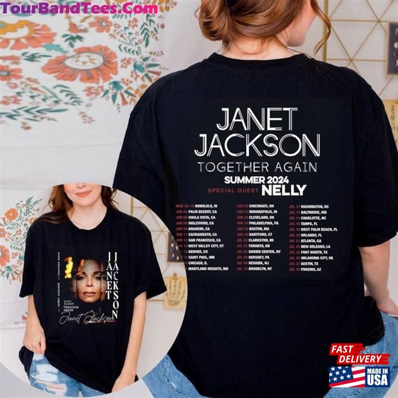 Tour Janet Jackson Together Again T-Shirt Unisex Classic 29Uf193702 – Utopia Fashion