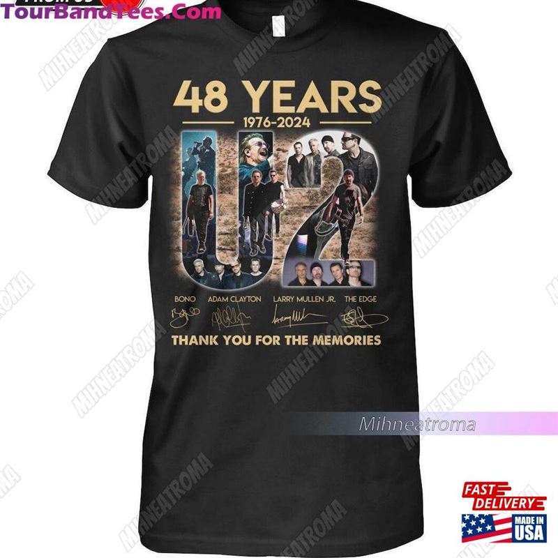 Years U2 Signature Thank You For The Memories T-Shirt Sweatshirt Classic 29Uf211986 – Utopia Fashion