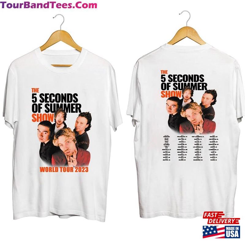 Seconds Of Summer World Tour Shirt 5Sos Fan Hoodie Classic 29Uf201770 – Utopia Fashion