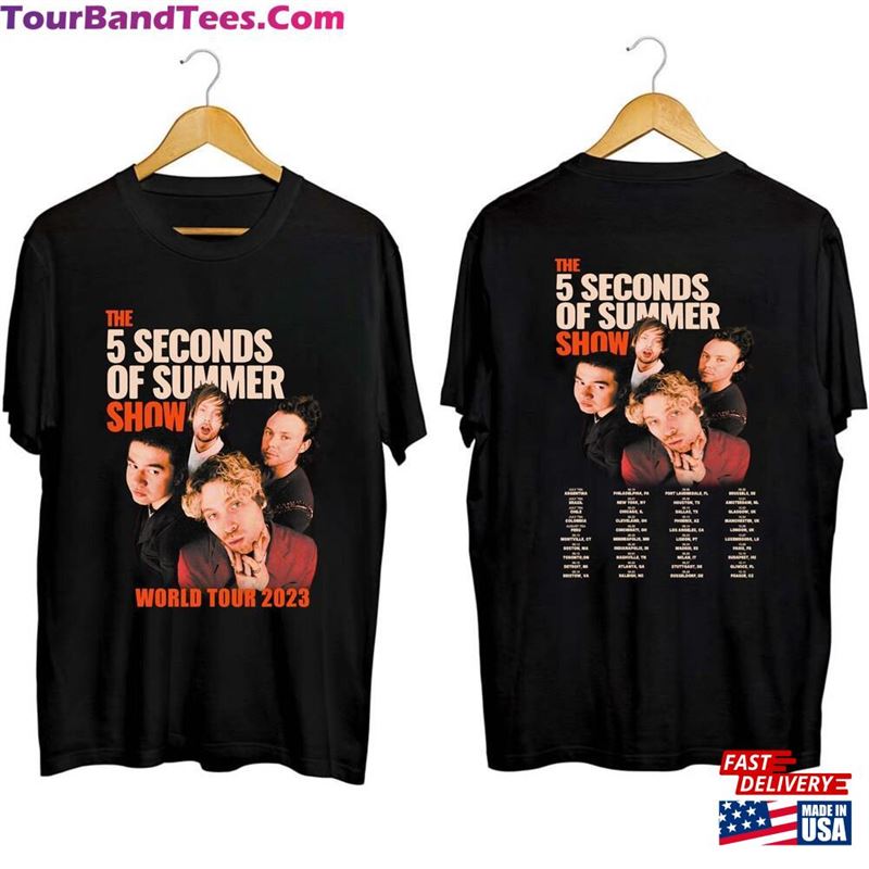 Seconds Of Summer World Tour Shirt 5Sos Fan Hoodie Classic 29Uf201770 – Utopia Fashion