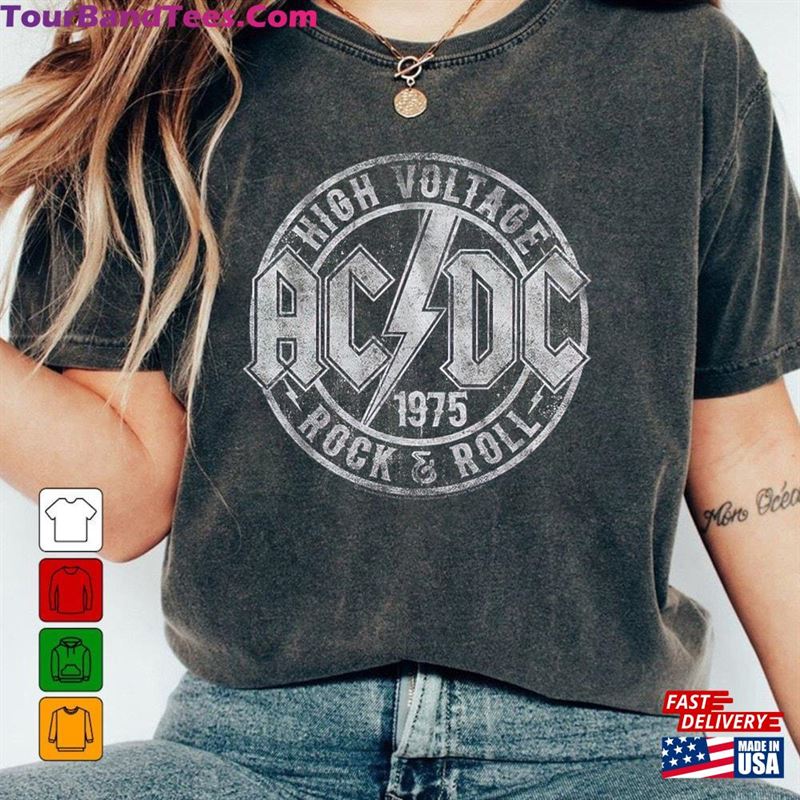 Years Acdc Shirt Rock Tour T-Shirt Europe Unisex Classic 29Uf194472 – Utopia Fashion