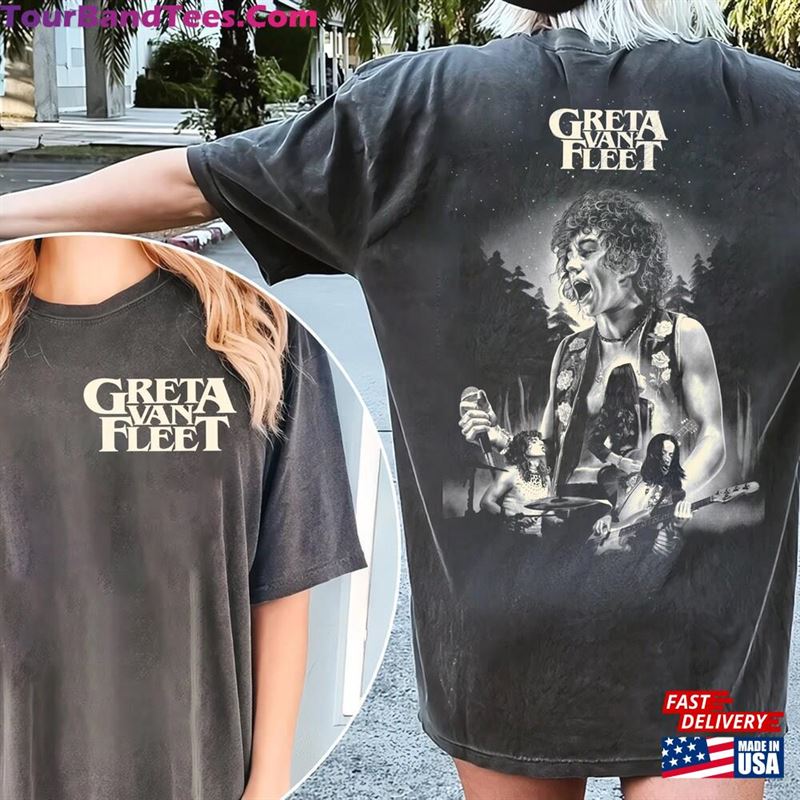 90S Greta Van Fleet Shirt Sides Tour Starcatcher Rock Classic Sweatshirt 29Uf191458 – Utopia Fashion