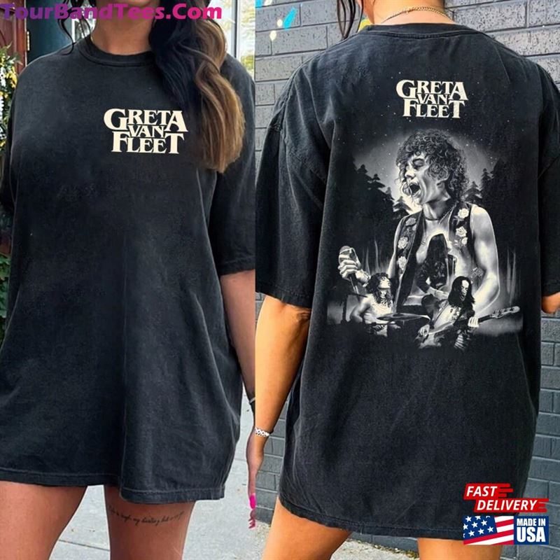 90S Greta Van Fleet Shirt Sides Tour Starcatcher Rock Classic Sweatshirt 29Uf191458 – Utopia Fashion