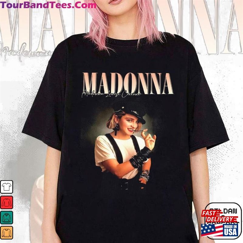 90S Vintage Madonna Queen Shirt The Tour Celebration T-Shirt Hoodie Classic 29Uf191898 – Utopia Fashion