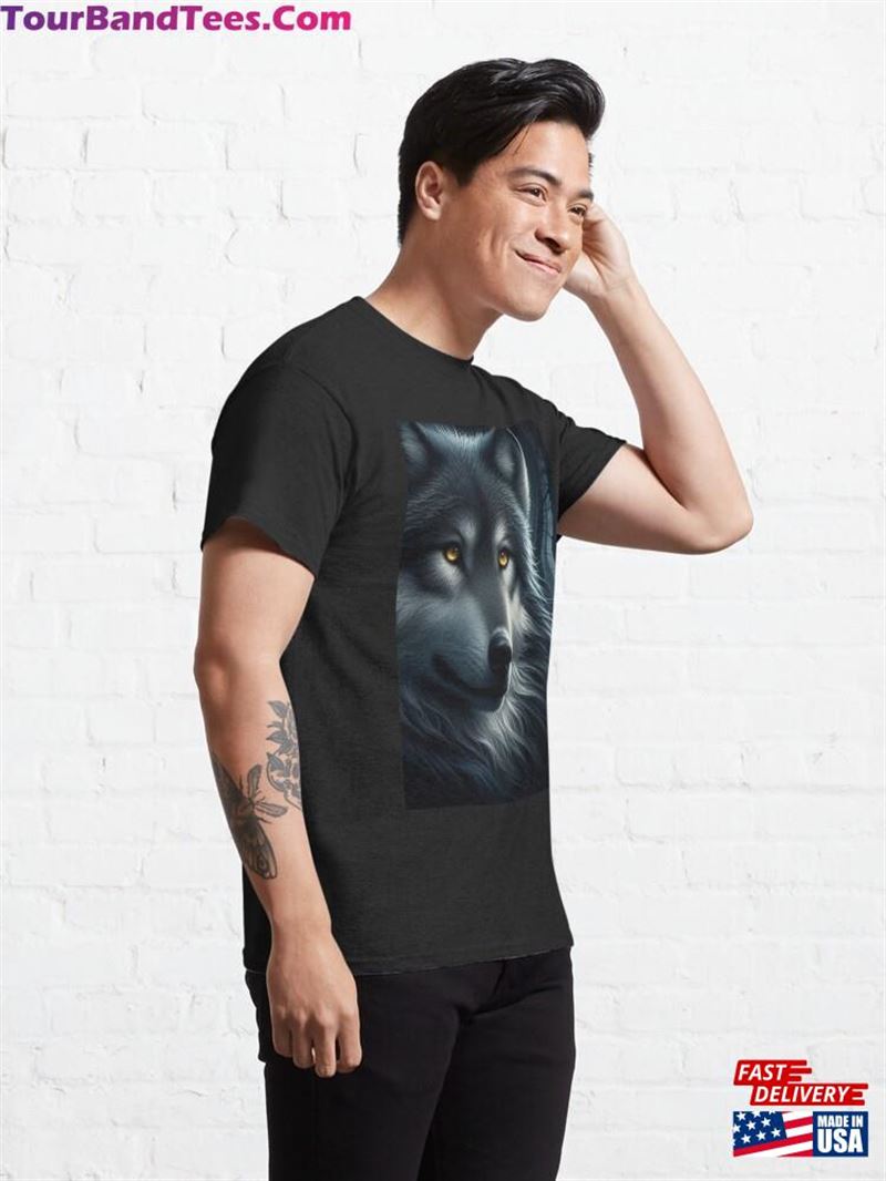 A Beautiful Night Wolf Classic T-Shirt Hoodie 29Uf206770 – Utopia Fashion