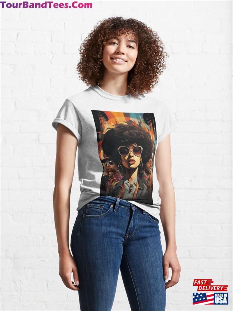 A Funky Retro Inspired Characters Classic T-Shirt Unisex 29Uf192830 – Utopia Fashion