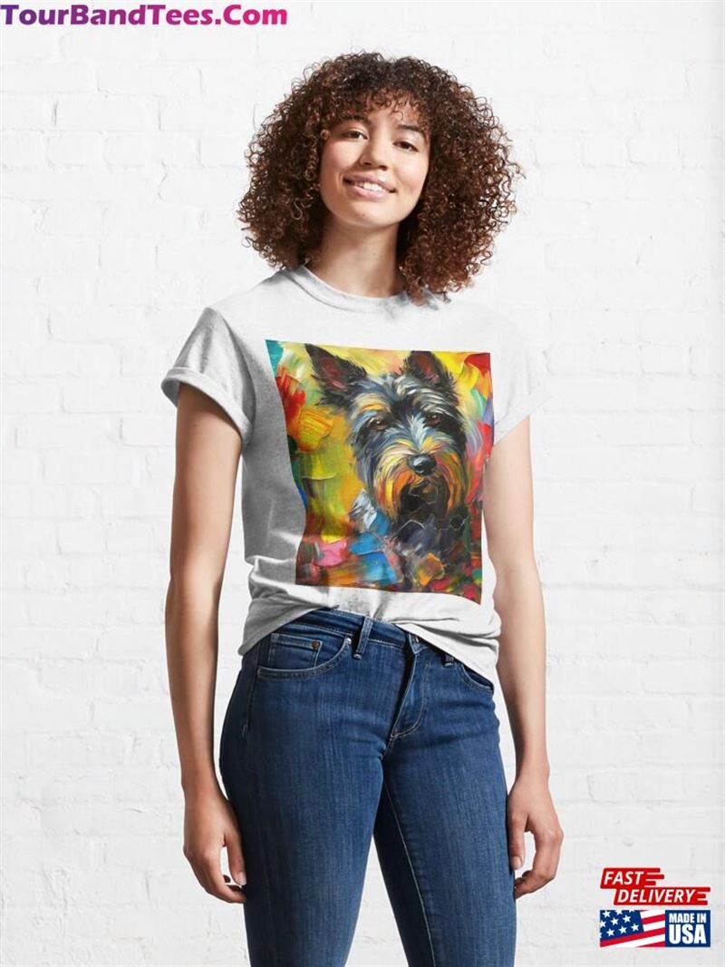 A Scottish Terrier Masterpiece Classic T-Shirt Sweatshirt 29Uf206862 – Utopia Fashion