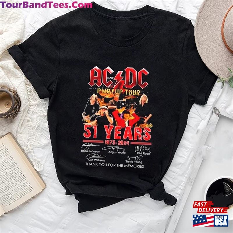 Ac Dc Tour Shirt Acdc Pwr Up World Hoodie Unisex 29Uf191808 – Utopia Fashion