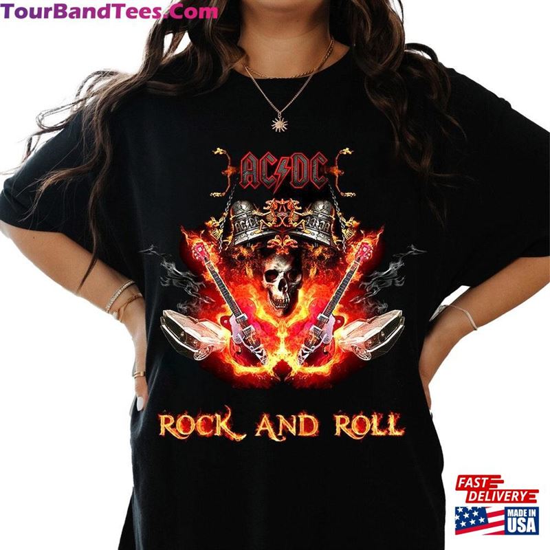 Ac Dc Vintage T-Shirt Acdc Shirt Fan Gifts Classic Unisex 29Uf206636 – Utopia Fashion