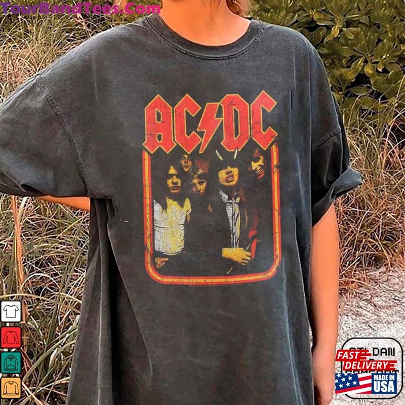 Acdc Band Tour Shirt T-Shirt Classic 29Uf192486 – Utopia Fashion