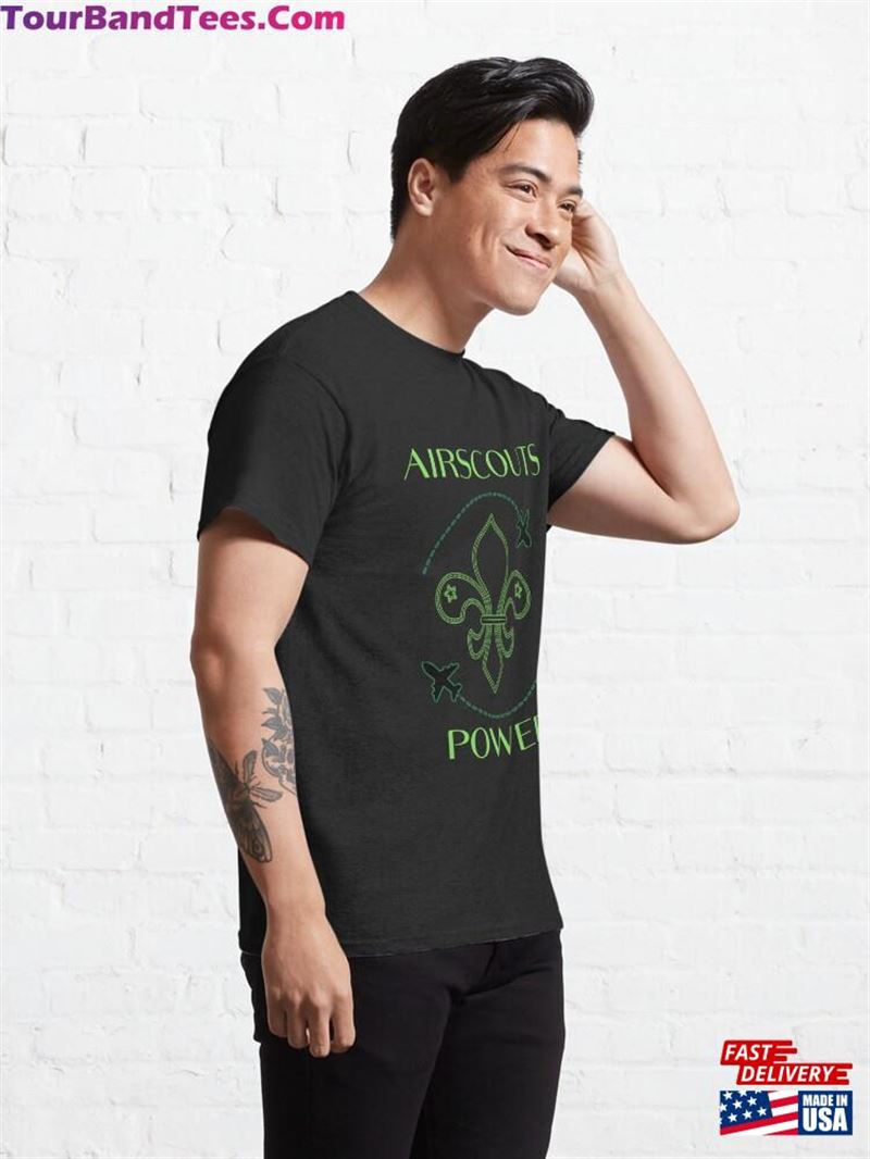 Airscouts Power Flying Hight Green Classic T-Shirt Sweatshirt 29Uf192821 – Utopia Fashion