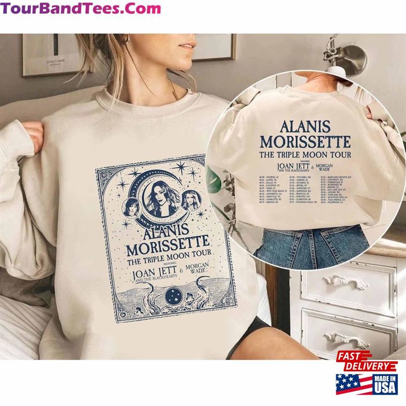 Alanis Morissette The Triple Moon Tour Shirt Fan Unisex Hoodie 29Uf193315 – Utopia Fashion