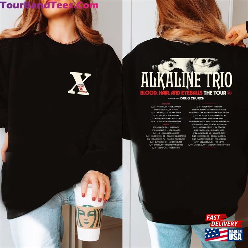 Alkaline Trio Blood Hair And Eyeballs Tour Shirt Band Fan Concert Sweatshirt Hoodie 29Uf192343 – Utopia Fashion