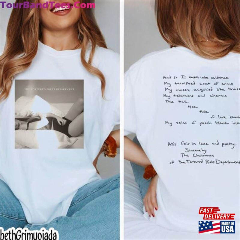 Alls Fair In Love And Poetry The Tortured Poets Department New Album Of Taylors Out April 19Th Swiftie Shirt Sided Classic T-Shirt 29Uf211845 – Utopia Fashion