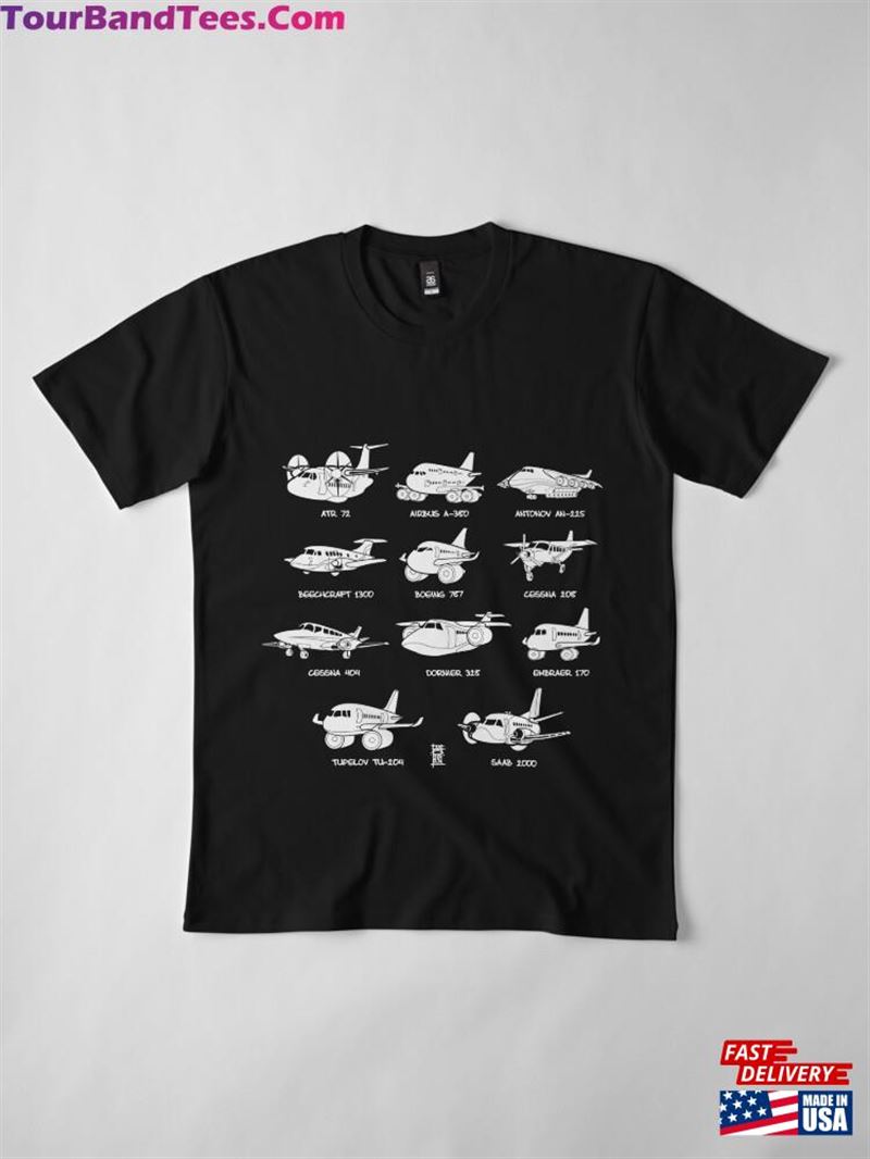 All The Planes Premium T-Shirt Classic Unisex 29Uf193145 – Utopia Fashion