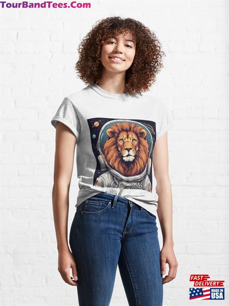 An Astronaut Lion Classic T-Shirt Hoodie 29Uf193809 – Utopia Fashion