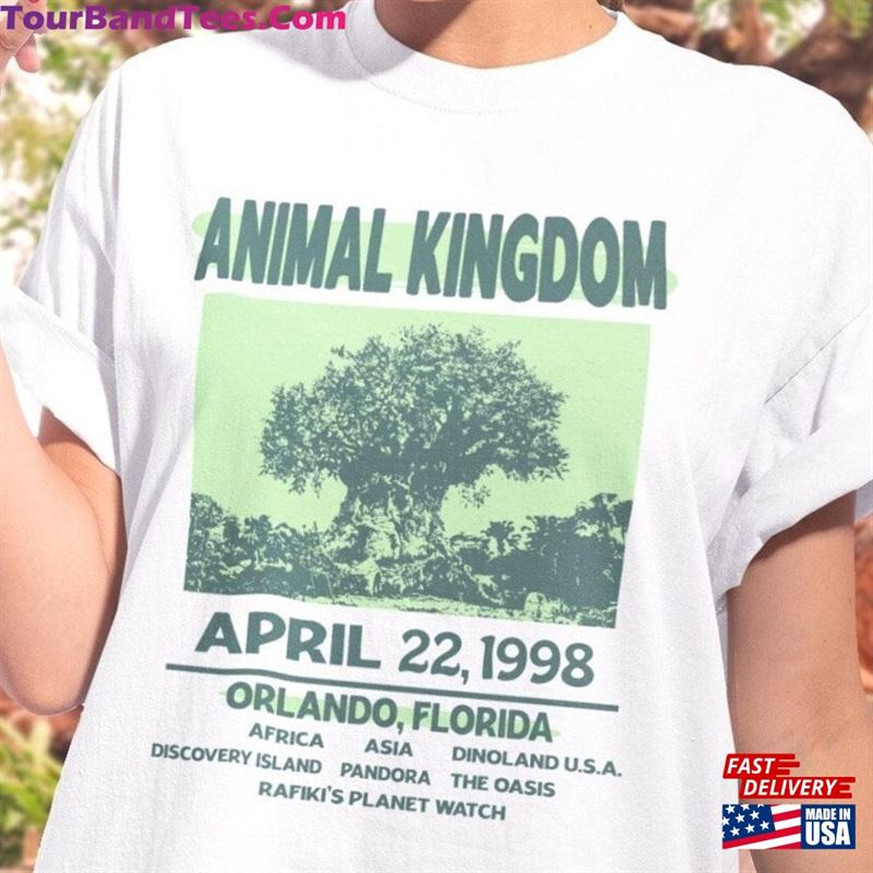 Animal Kingdom Retro World Tour Style T-Shirt Classic Unisex 29Uf191542 – Utopia Fashion