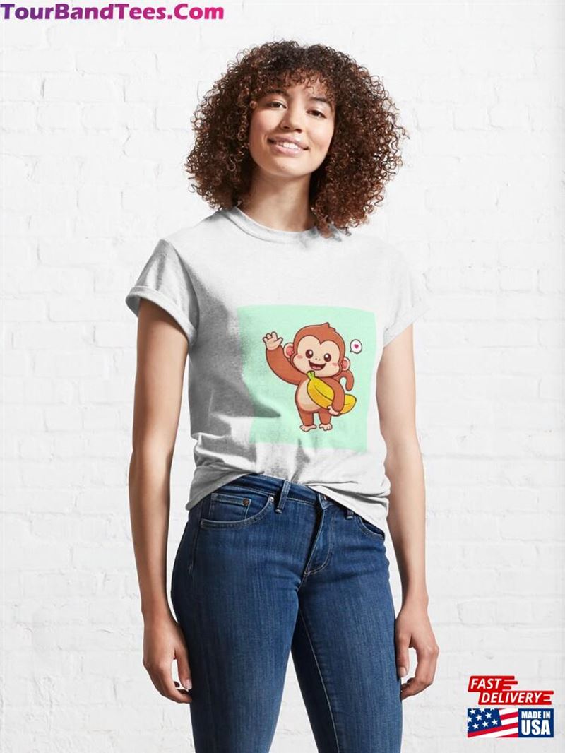 Animated Monkey Classic T-Shirt Hoodie Sweatshirt 29Uf191861 – Utopia Fashion