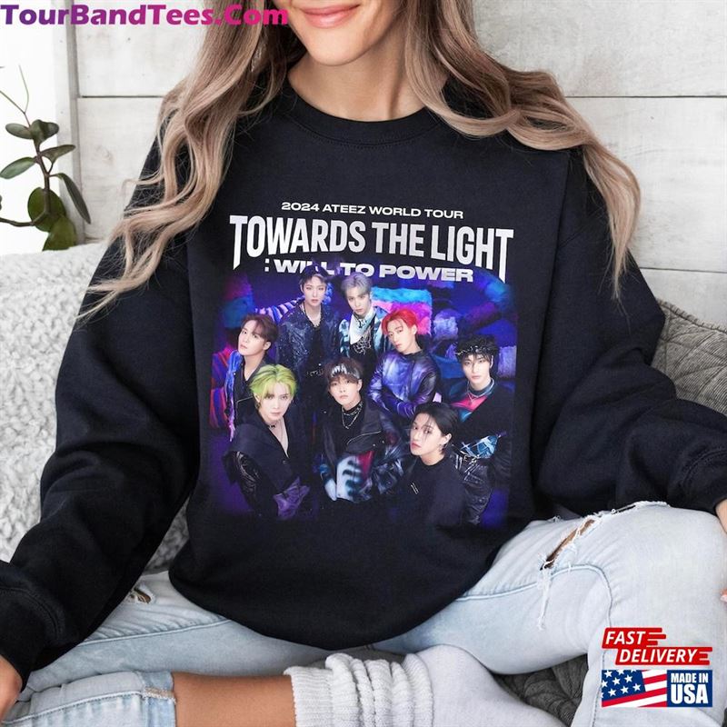 Ateez Towards The Light Will To Power Sweatshirt World Tour Shirt Makes Team Classic 29Uf194177 – Utopia Fashion