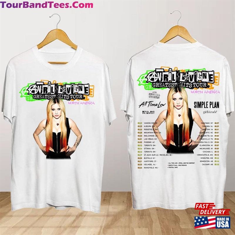 Avril Lavigne Greatest Hits Tour Shirt Concert T-Shirt Hoodie 29Uf207012 – Utopia Fashion