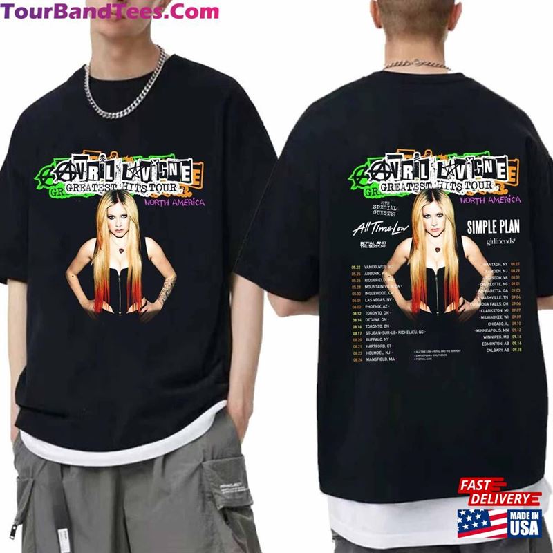 Avril Lavigne Tour Shirt Fan Greatest Hits T-Shirt Unisex 29Uf191630 – Utopia Fashion