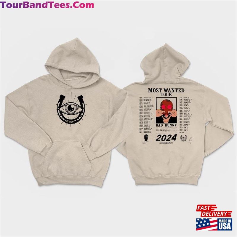 Bad Bunny Most Wanted Tour Real Fan Merch T-Shirt Sweatshirt Unisex 29Uf193056 – Utopia Fashion