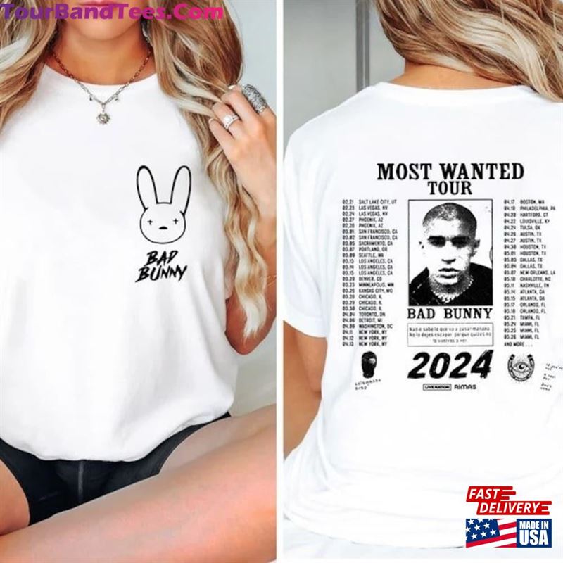 Bad Bunny Most Wanted Tour Shirt Nadie Sabe Lo Que Va Pasar Manana Concert Classic Sweatshirt 29Uf202054 – Utopia Fashion