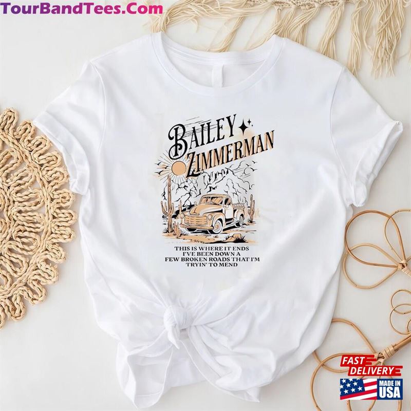 Bailey Zimmerman Shirt Country Concert Vintage Hoodie Unisex 29Uf211507 – Utopia Fashion