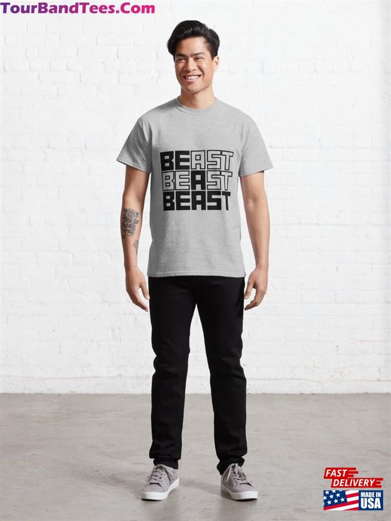 Be A Beast Bodybuilding Quotes Classic T-Shirt Sweatshirt Hoodie 29Uf192545 - Utopia Fashion