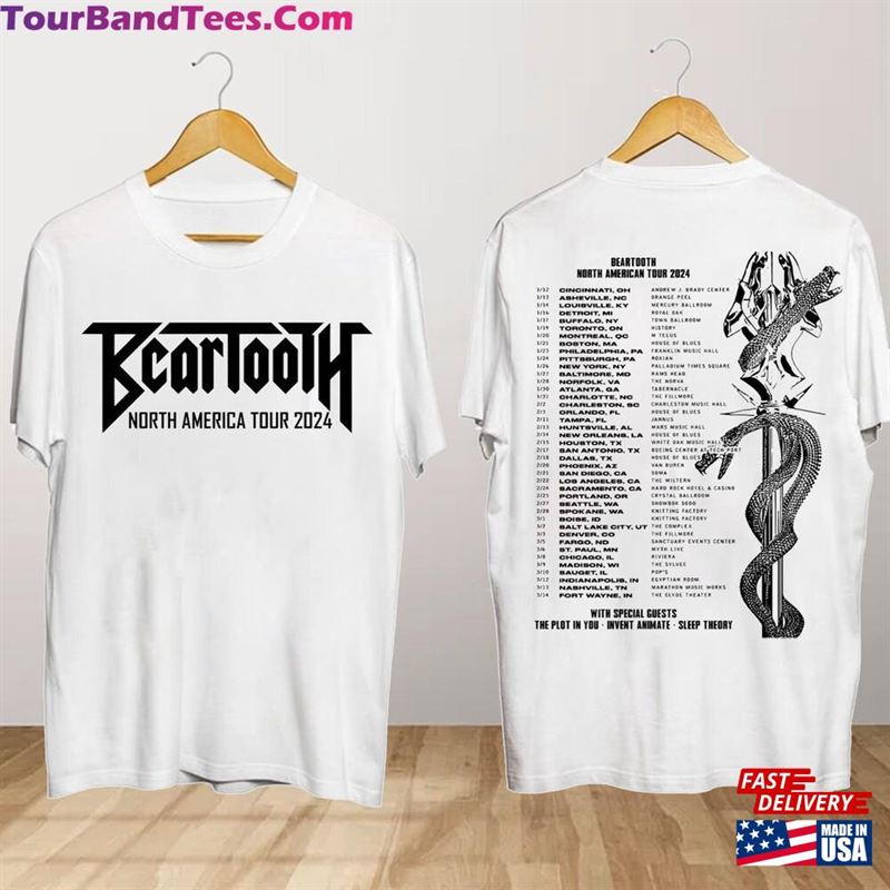 Beartooth North American Tour Shirt Concert Classic Sweatshirt 29Uf206728 – Utopia Fashion