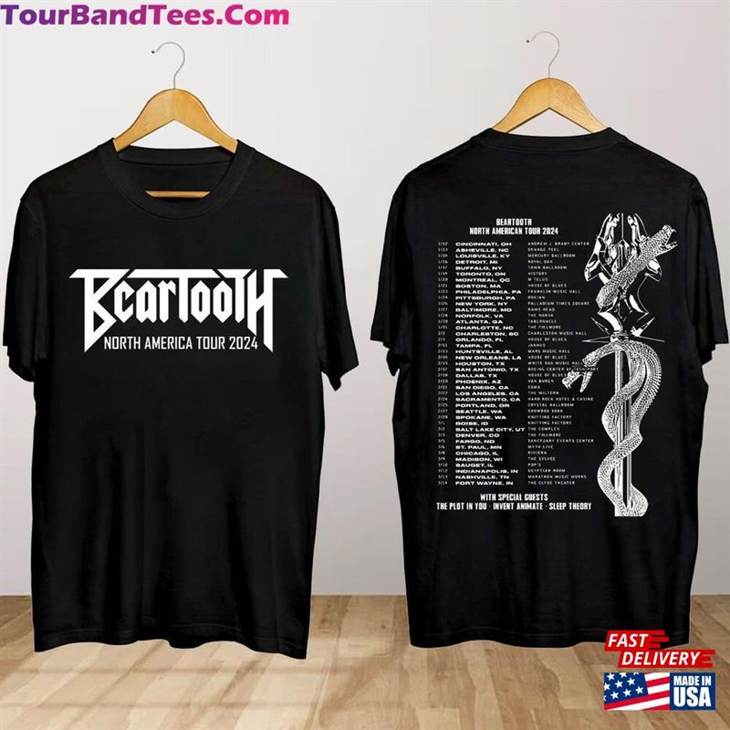 Beartooth North American Tour Shirt Concert Classic Sweatshirt 29Uf206728 – Utopia Fashion