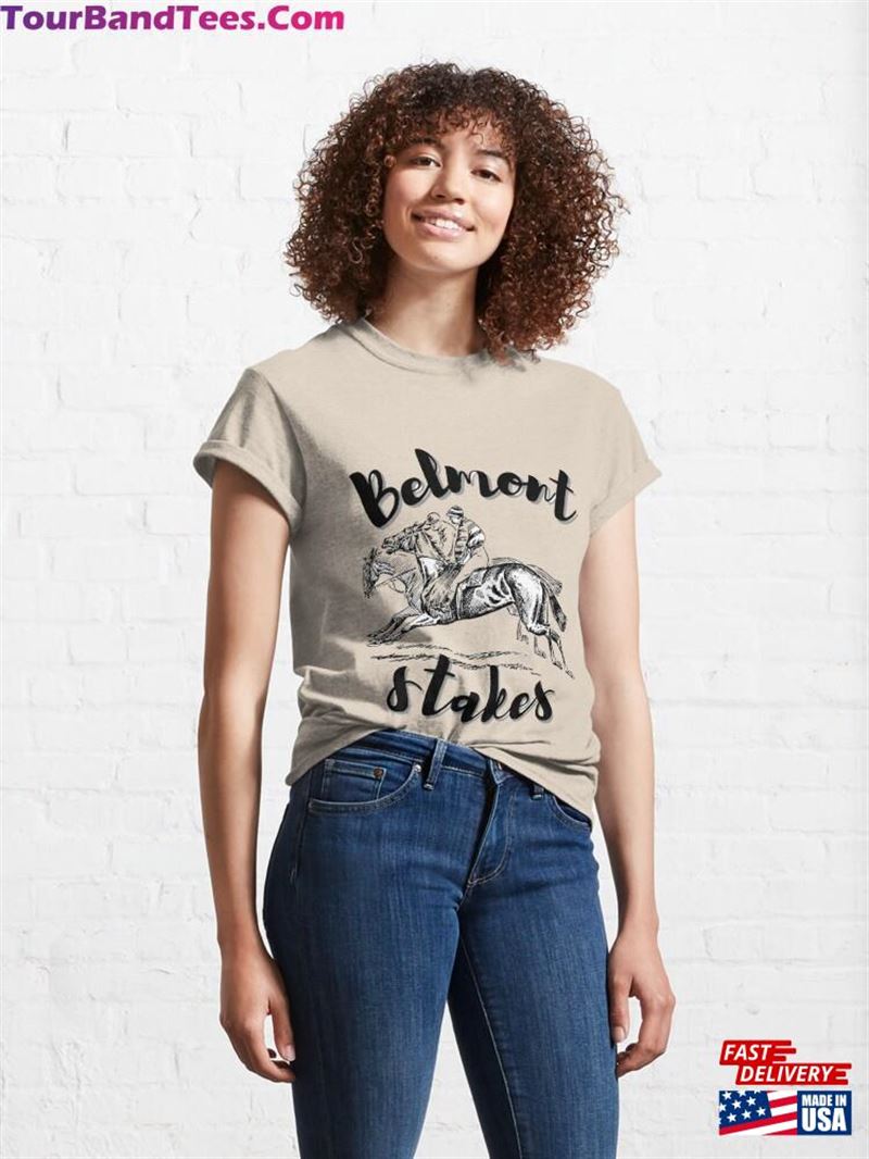 Belmont Stakes Stickers Classic T-Shirt Unisex 29Uf211489 – Utopia Fashion