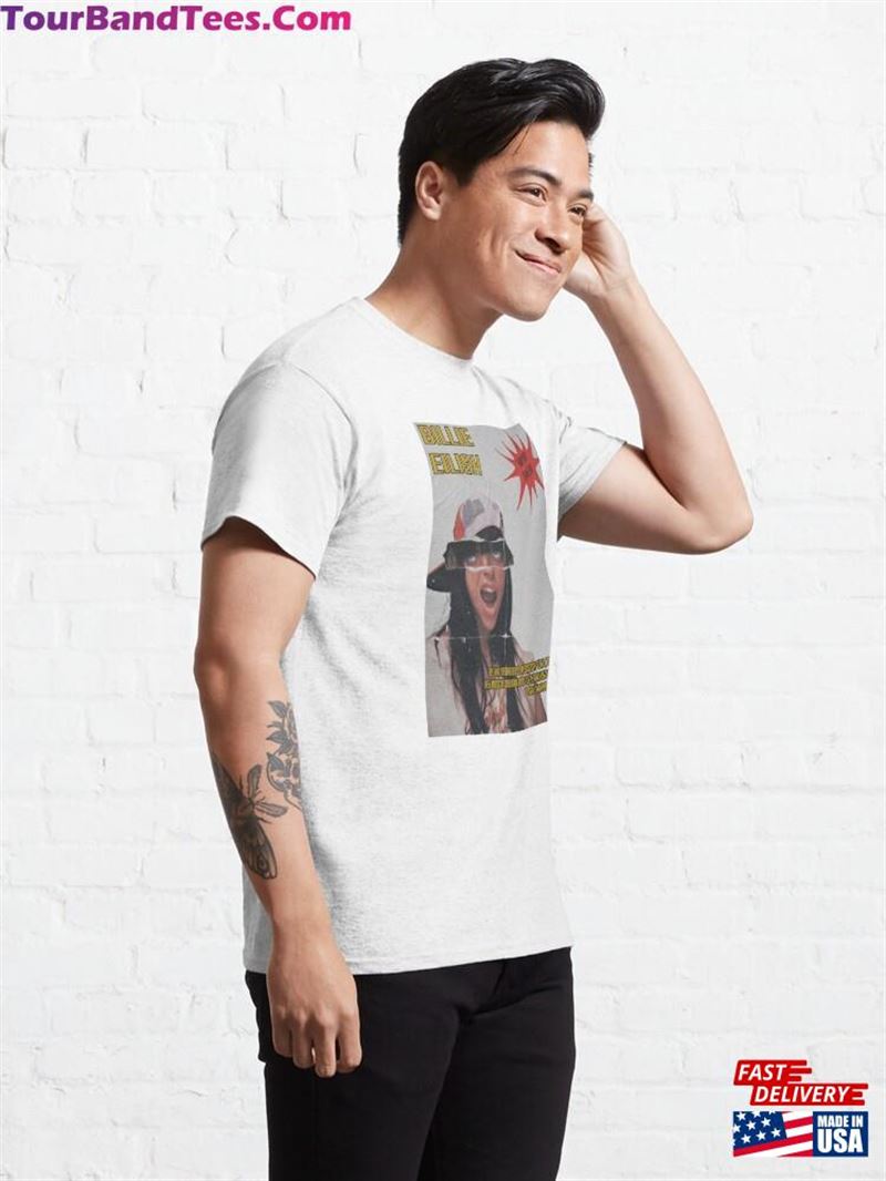 Billie Eilish Comic Design Classic T-Shirt 29Uf194601 – Utopia Fashion