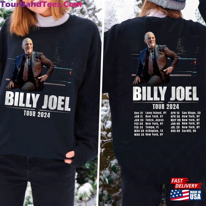 Billy Joel World Tour Sides Shirt Concert Sweatshirt T-Shirt Classic 29Uf206432 – Utopia Fashion