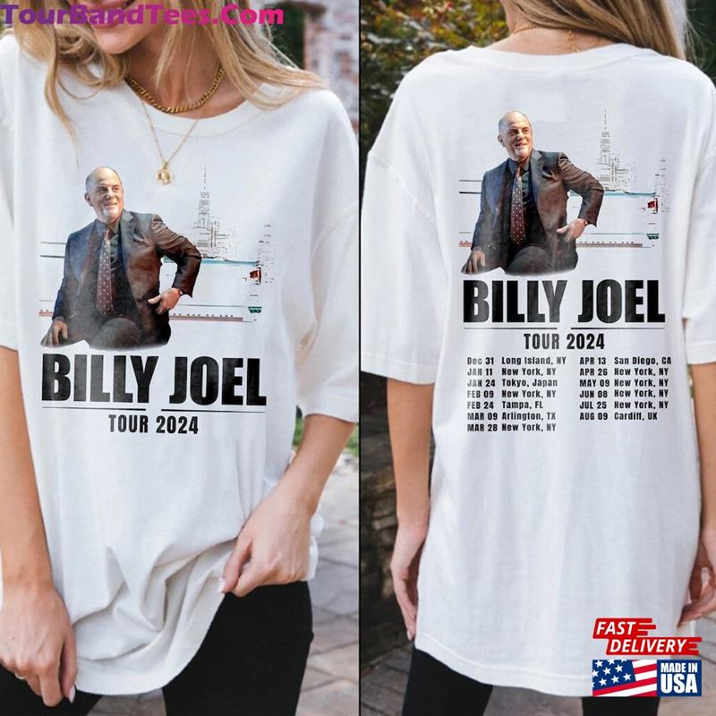 Billy Joel World Tour Sides Shirt Concert Sweatshirt T-Shirt Classic 29Uf206432 – Utopia Fashion